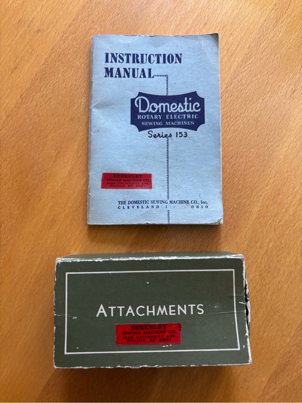 Domestic Sewing Machine manual and parts